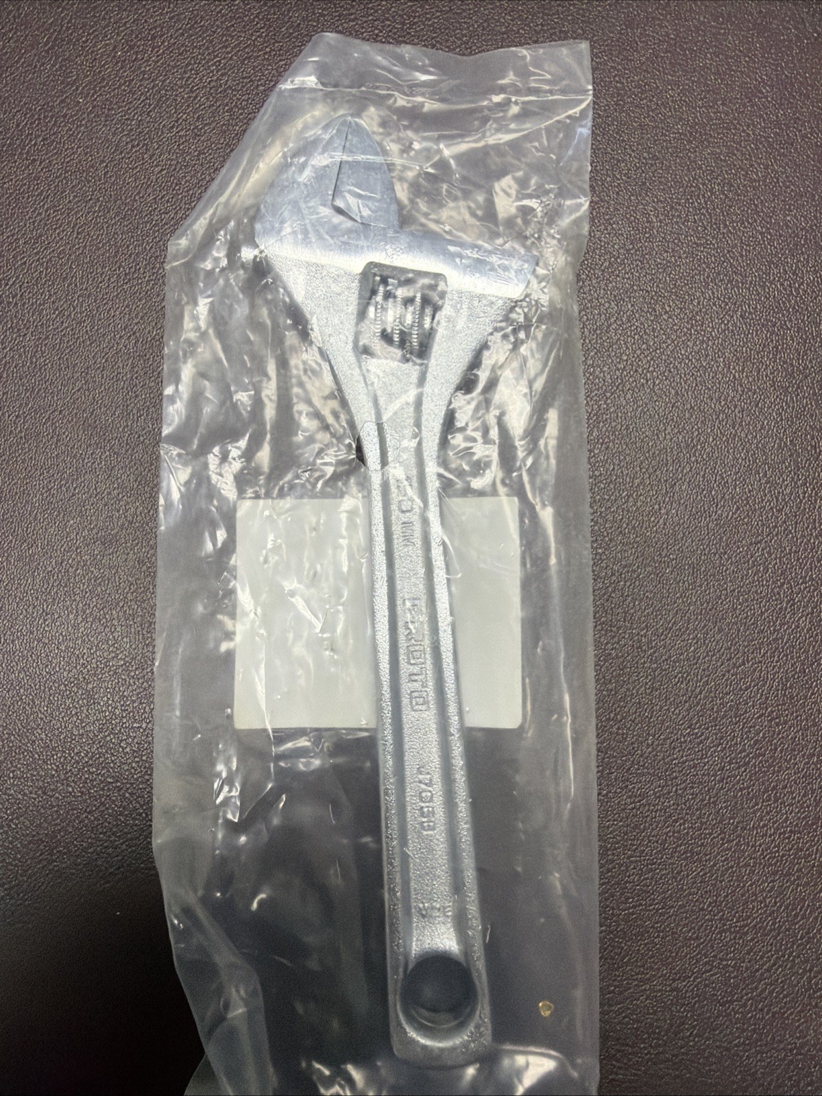 Proto J706B Adjustable Wrench: Steel, Chrome Finish