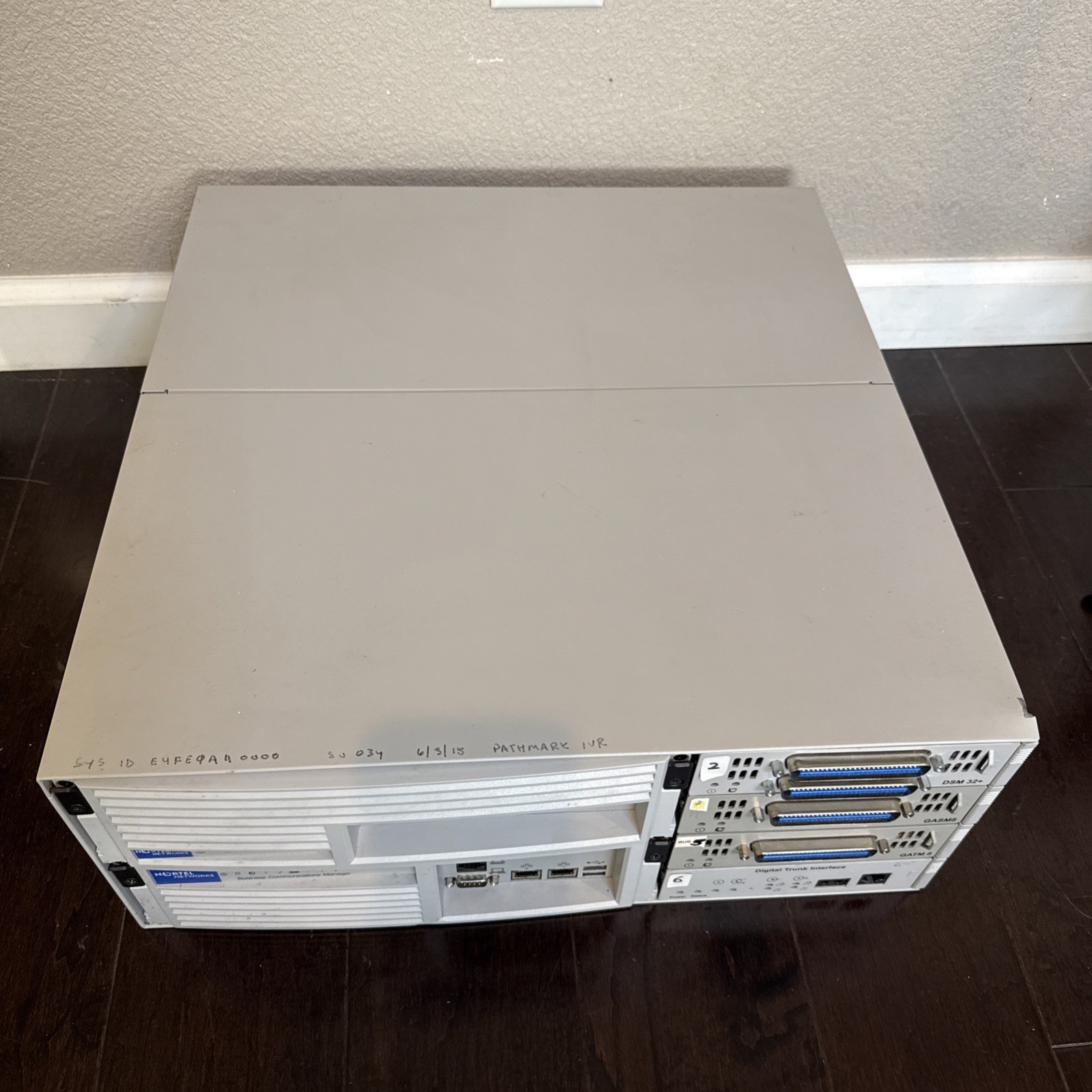 NORTEL BCM 400 Business Communications Manager 400 DSM 32+ GASM8 GATM8 Untested