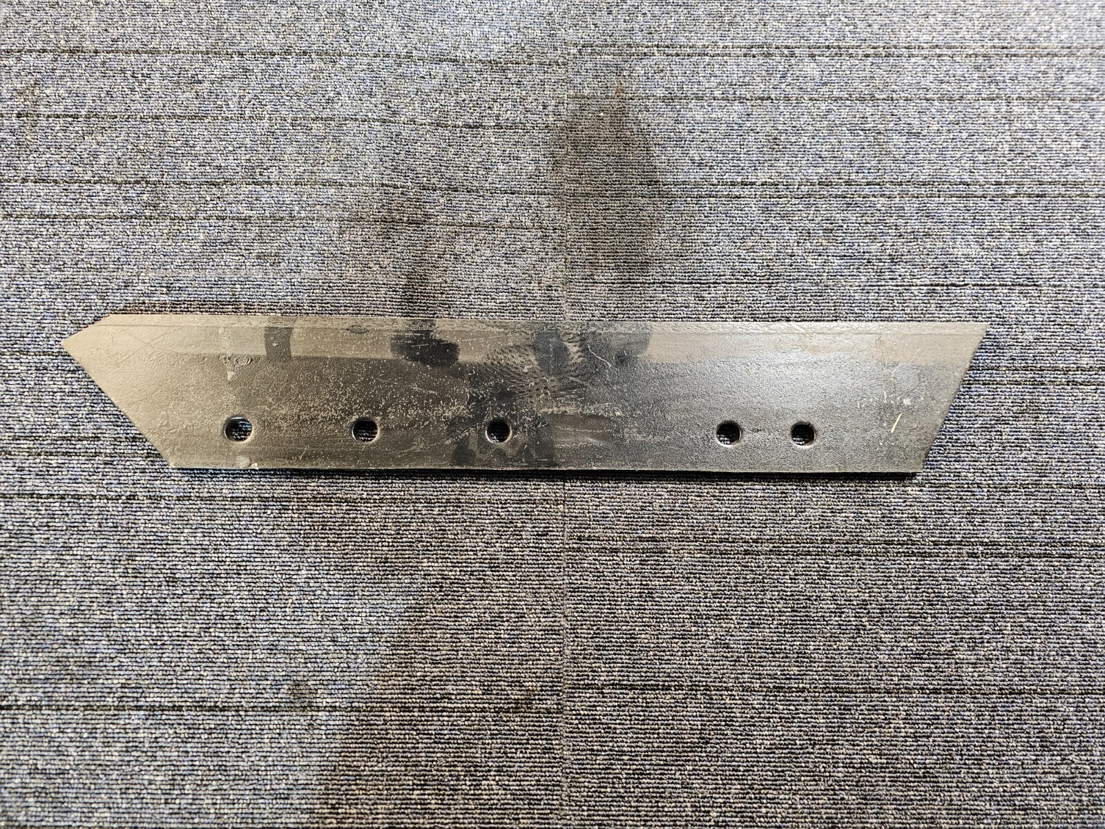 Wiese Plow Share RSJD 185 W08D 6K1 / 5 Hole Mounting 25″ Length 4-1/8″ Width