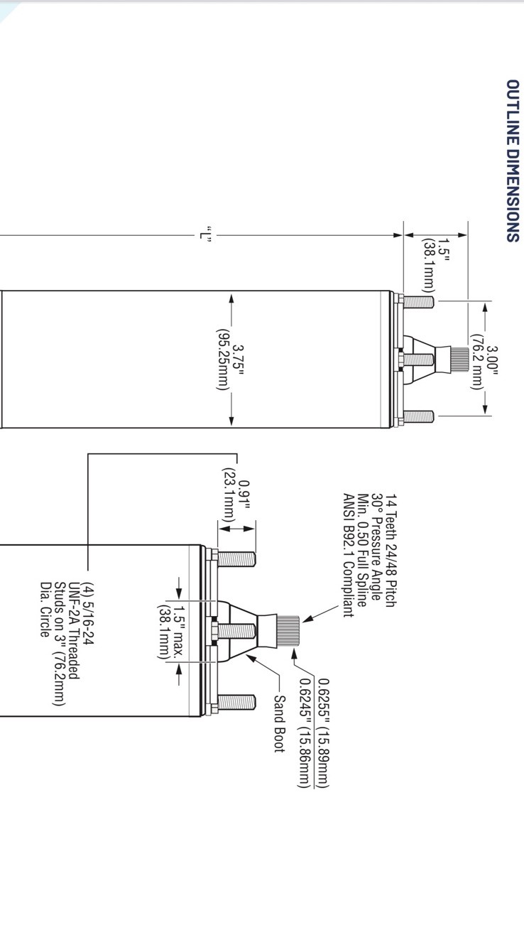 Pentair Pentek P43B0005A4 4″ Submersible Motor XE Series 3 Phase