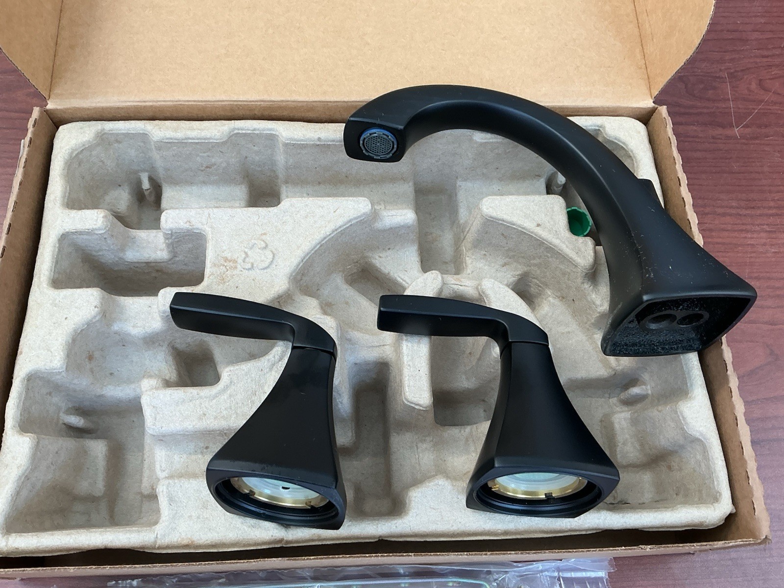 NEW Moen T6905BL Voss 2-Handle Bathroom Faucet Trim Matte Black B4