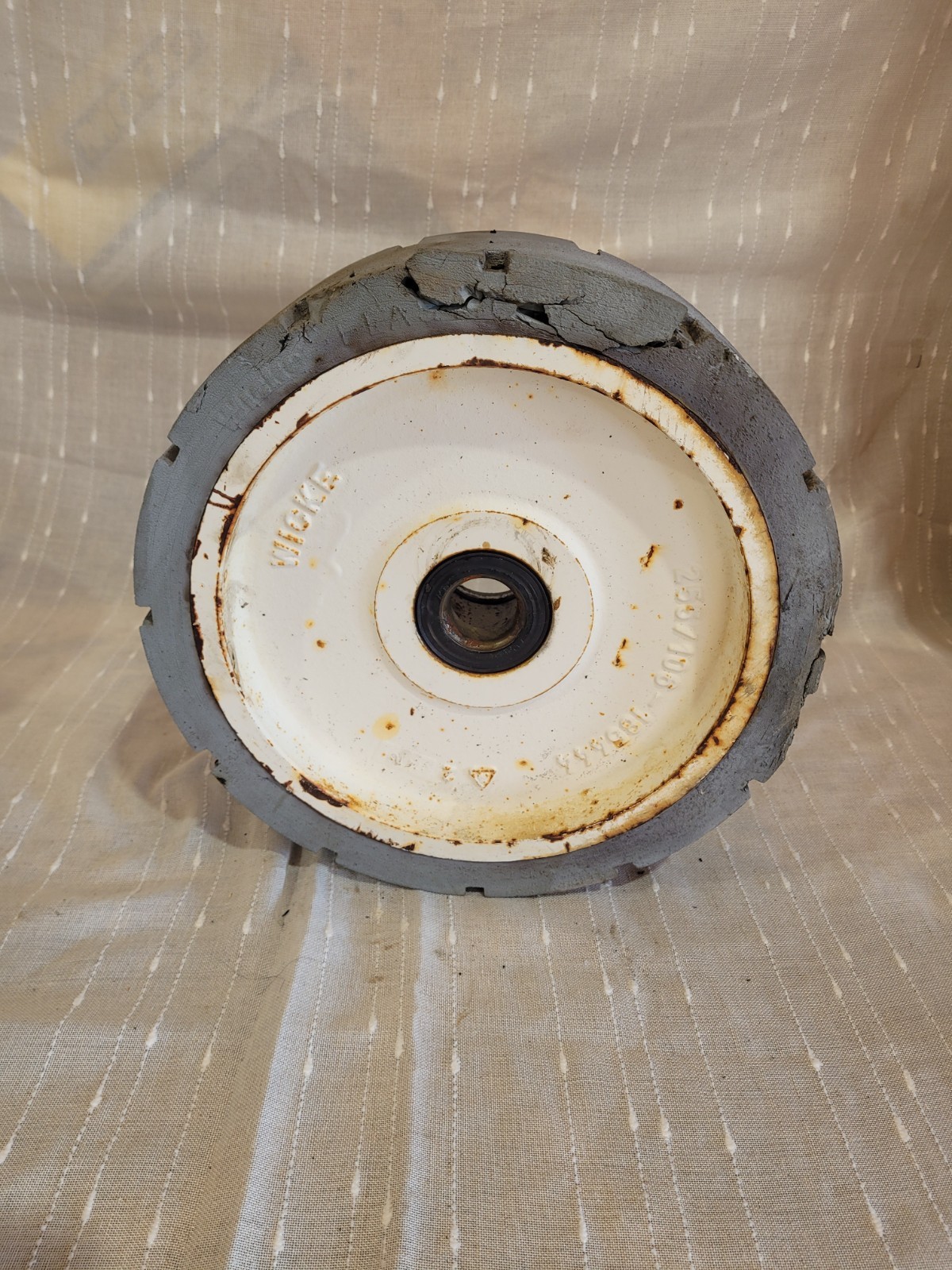 WICKE 255/106-185444 WHEEL SNORKEL, UPRIGHT SCISSOR LIFT *USED* FRONT