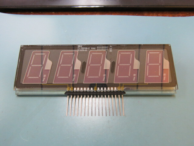 DALE/VISHAY PD-05D100-2 Qty of 1 per Lot 5 SEGMENT LCD DISPLAY