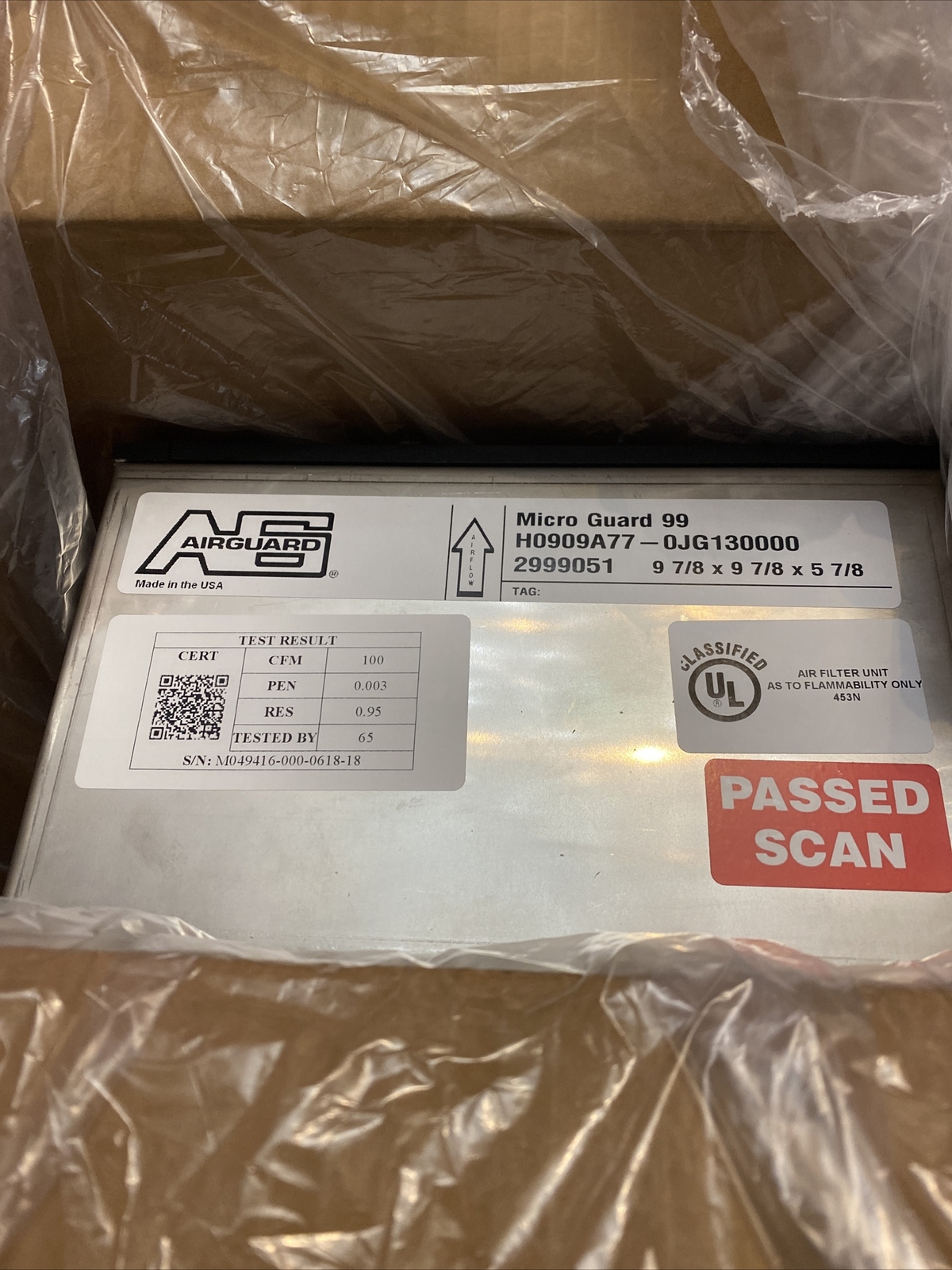 Airguard Micro Guard 99 H0909A77-OJG130000