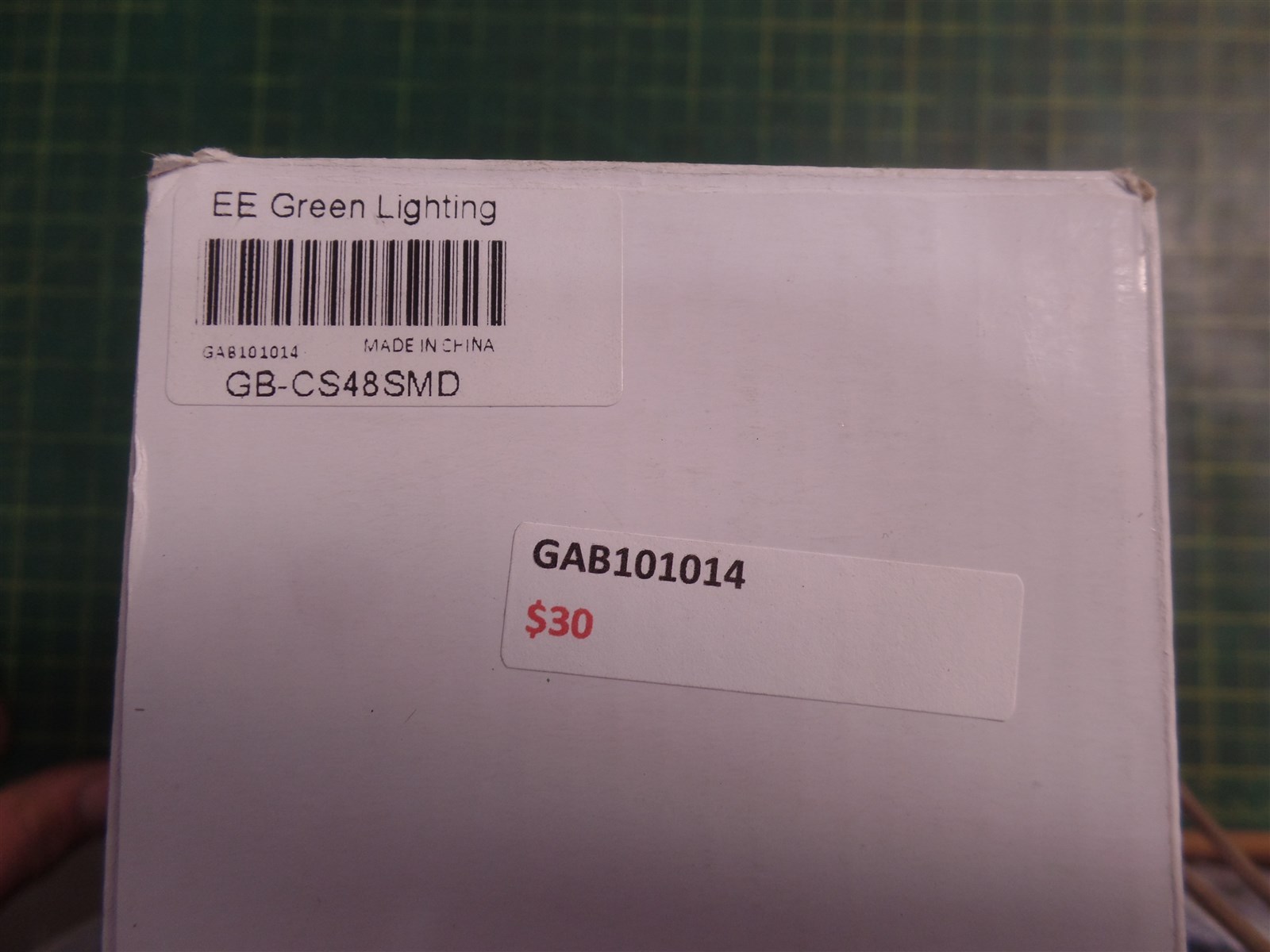 EE GREEN LIGHTING GB-CS48SMD LED CORN LAMP ASSEMBLY, GAB101014, 48LED NIB, N.O.S