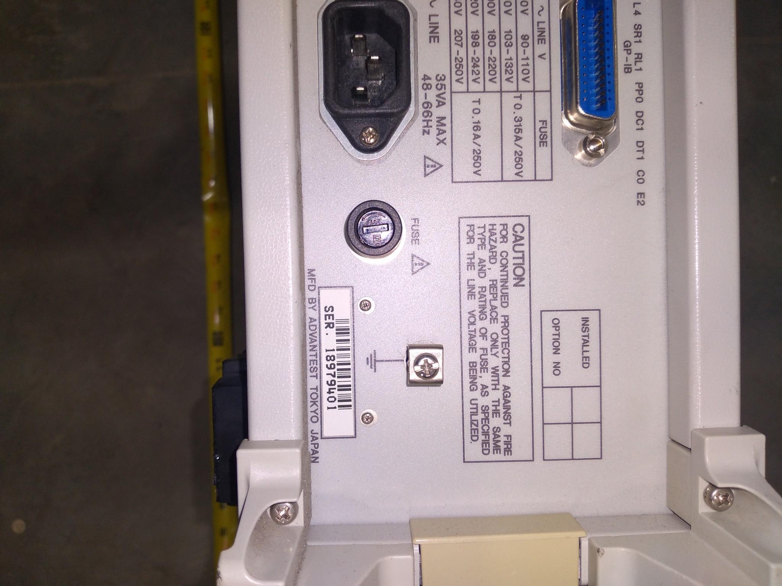 ADVAANTEST R6871E-OHM DIGITAL MULTIMETER