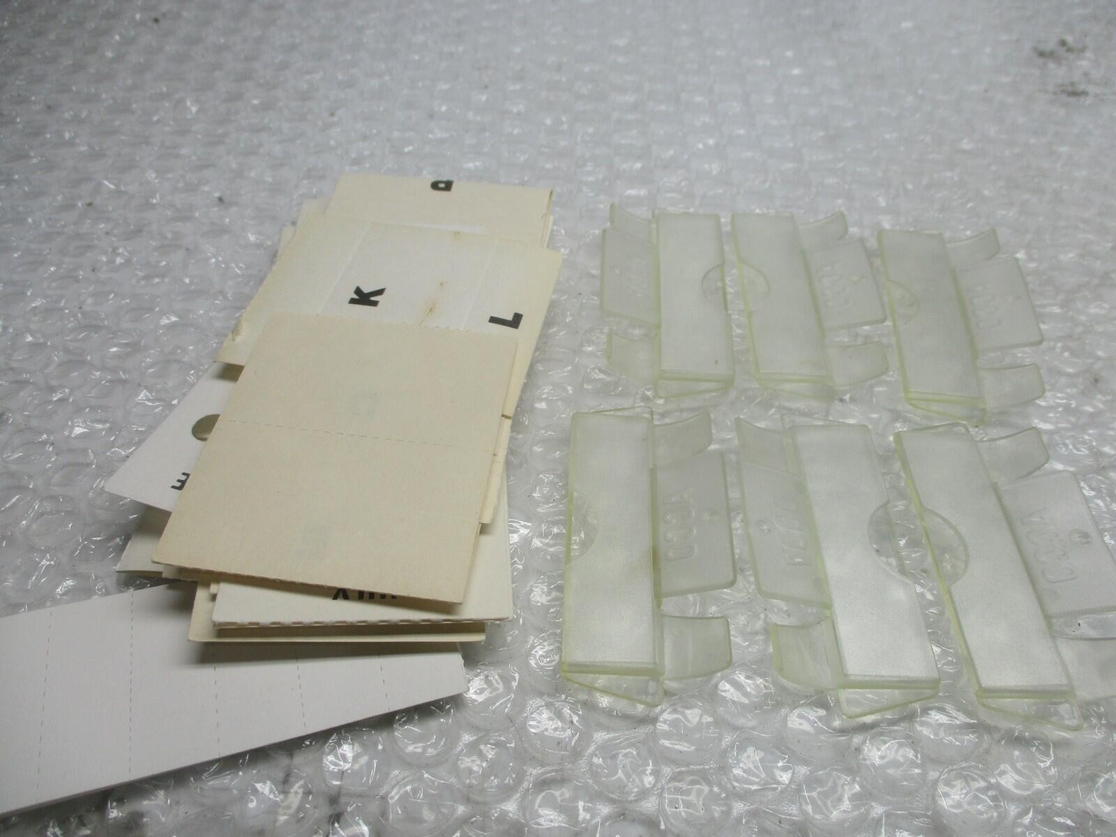 OXFORD NO.52 TAB CLEAR PKG OF 25 NSMP