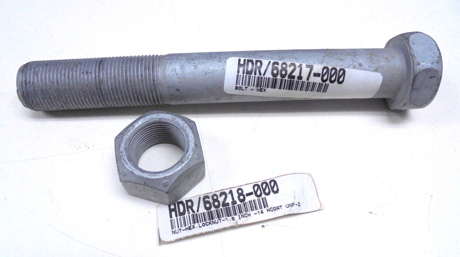 Hendrickson HDR / 68217-000 Hex Bolt With HDR / 68218-000 Locknut