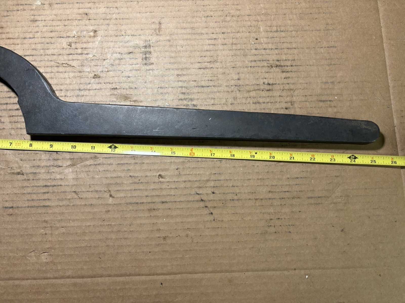 Large Hook Spanner Wrench Industrial 25-1/8″ Overall Length
