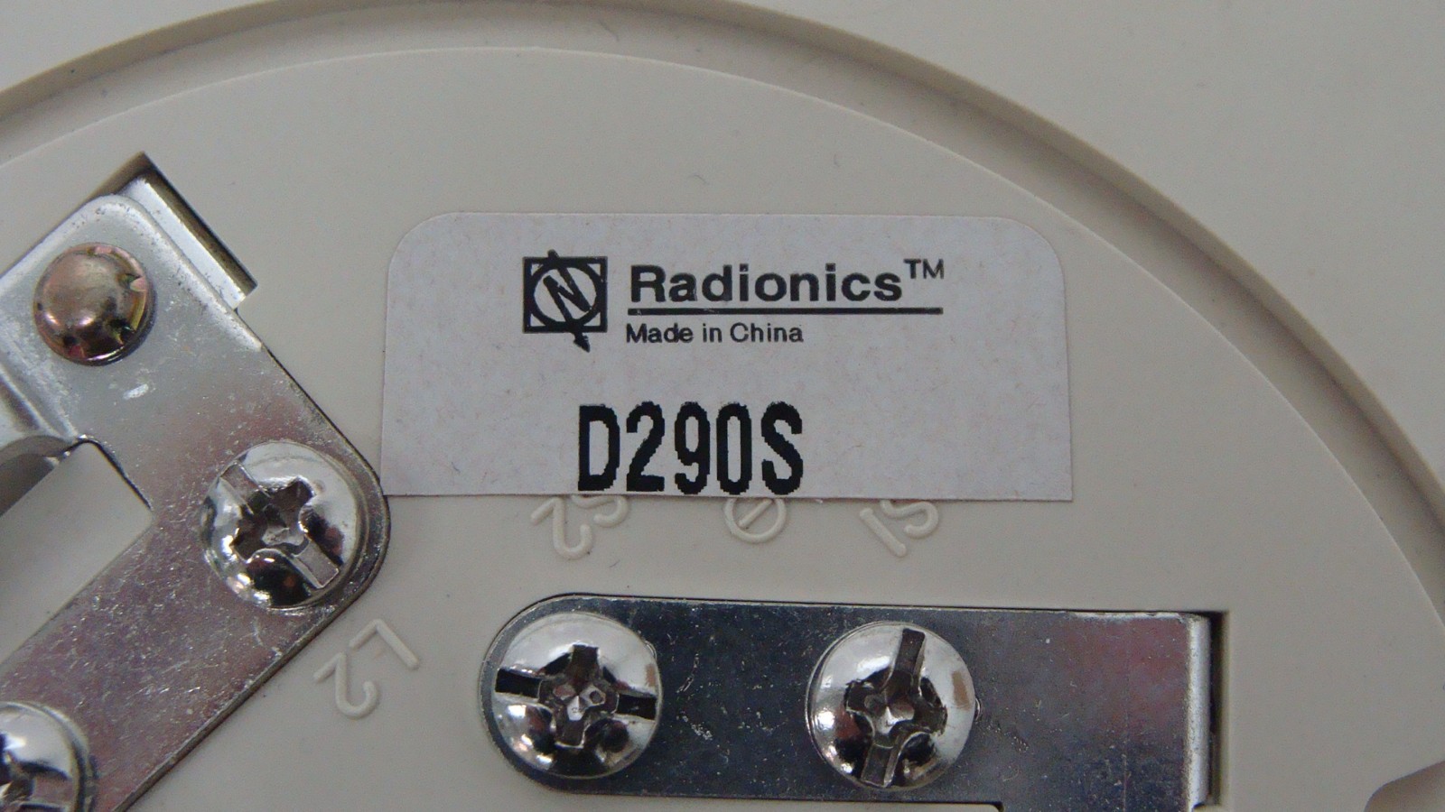 RADIONICS D290S 24 VDC four-wire single-station smoke detector base