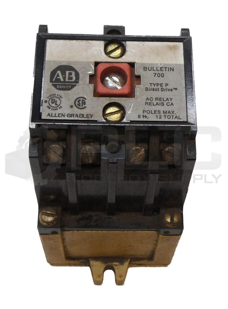 ALLEN BRADLEY 700-P400A1 /B AC RELAY W/ 700-PT400A1 /C TIME DELAY UNIT