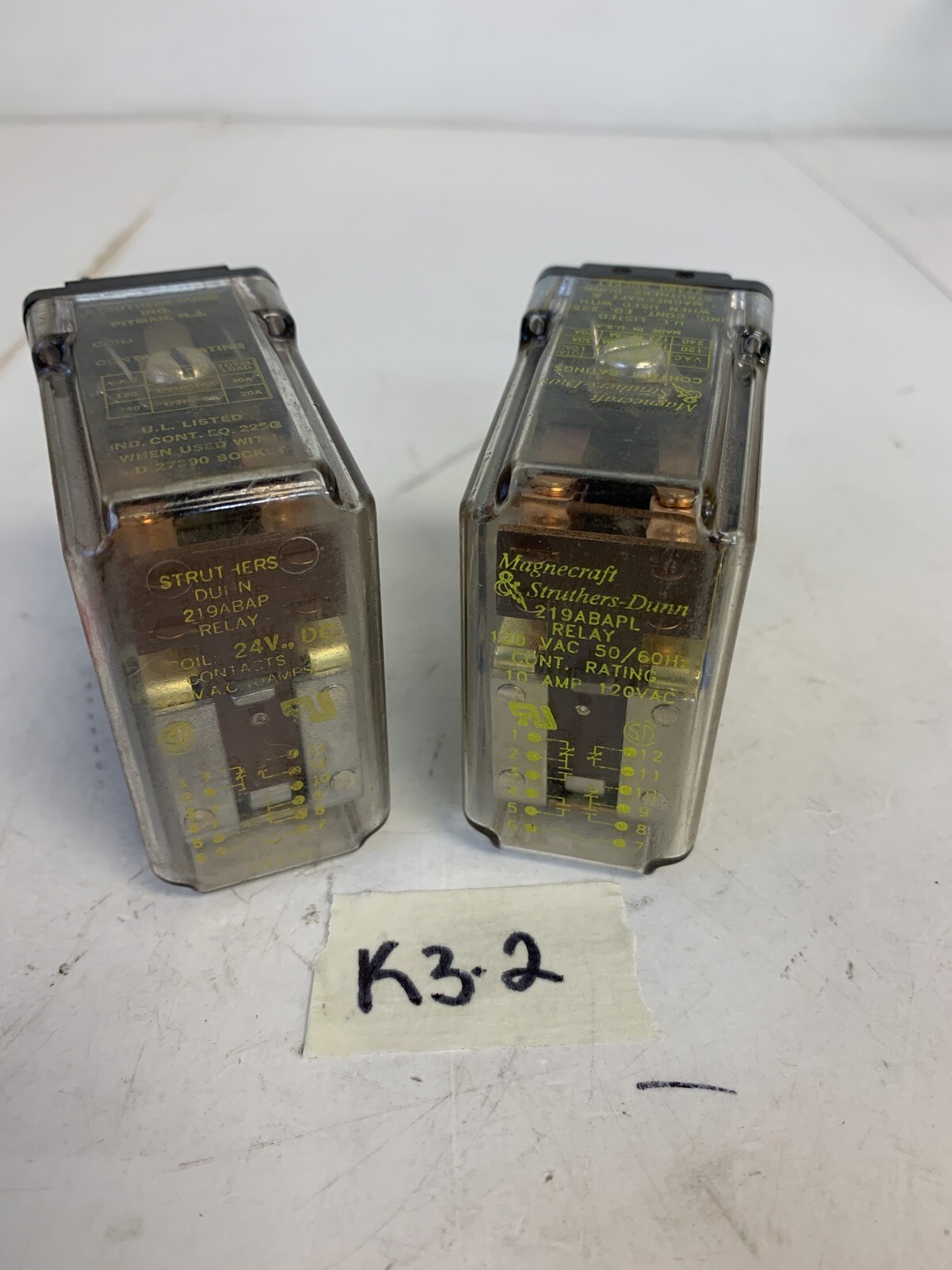 Struthers-Dunn 219ABAPL&219ABAP 2Total Fast Shipping!~Warranty~