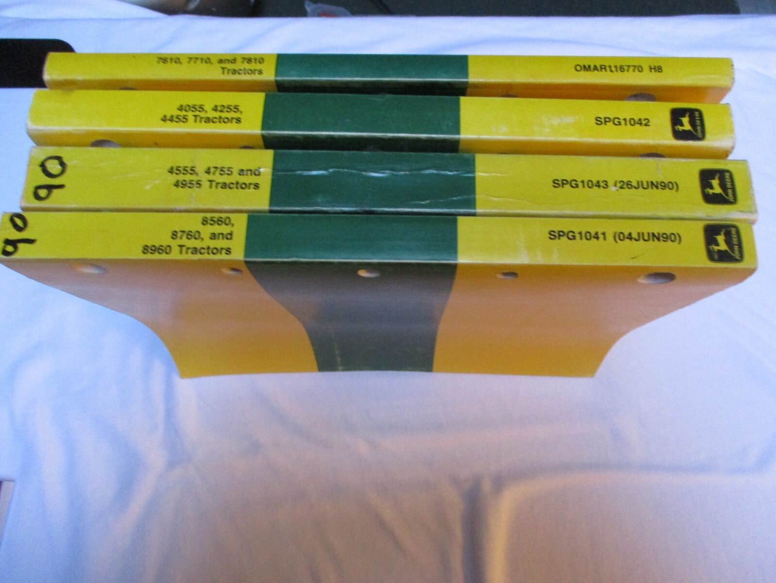 John Deere – 4 Book Lot – Operator’s Manual + Service Pricing Guides – tractors