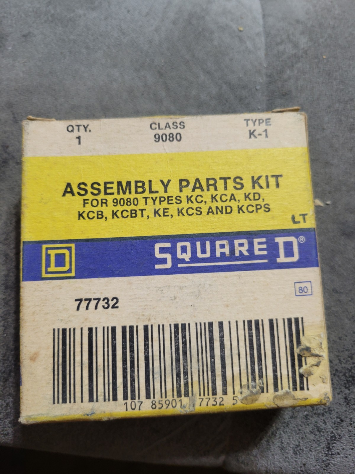 Square D Class 9080 Type K1 Assembly Parts Kit 600V Terminal Blocks
