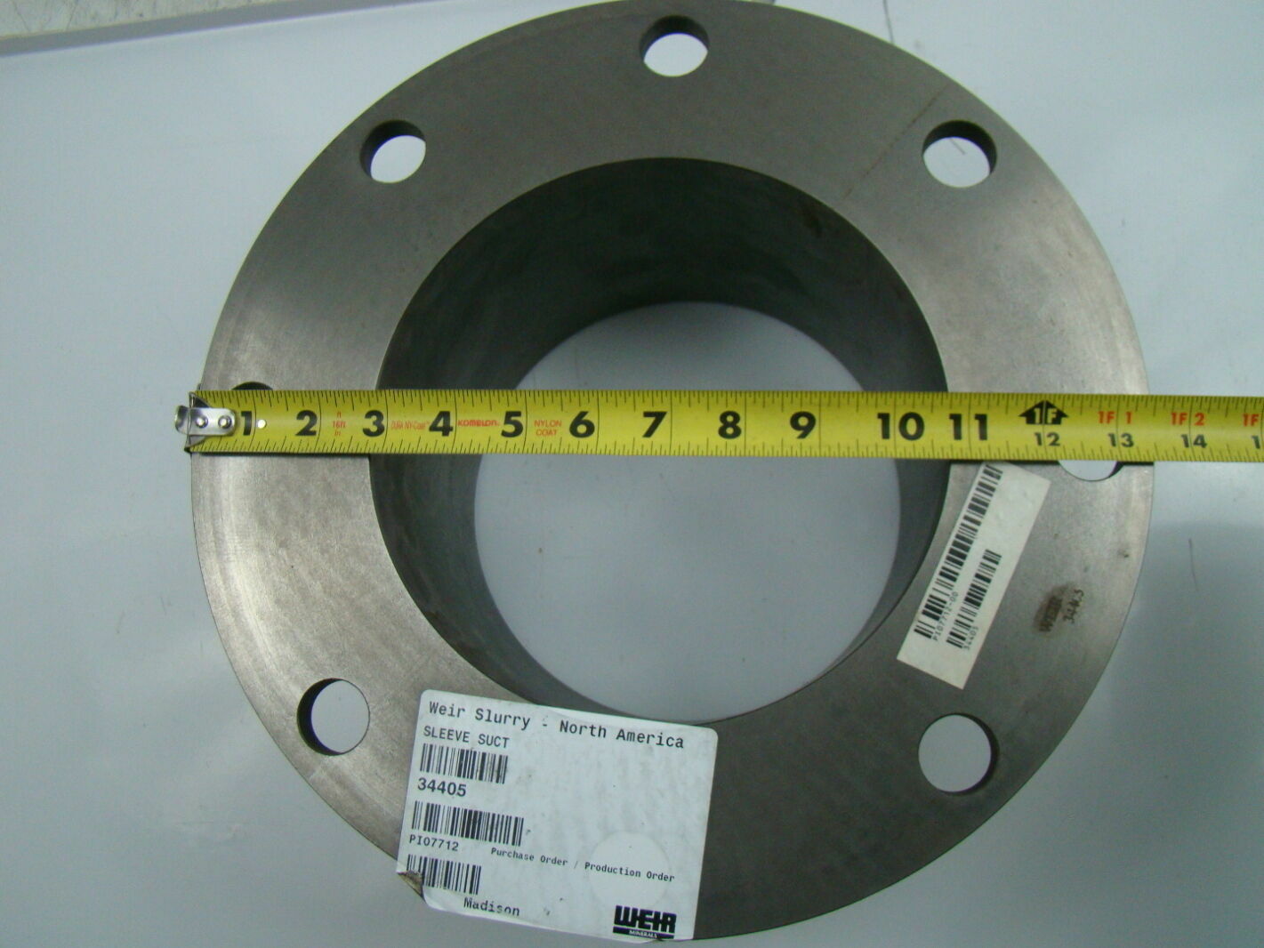 Weir Slurry Sleeve Suction 8 NPS 34405
