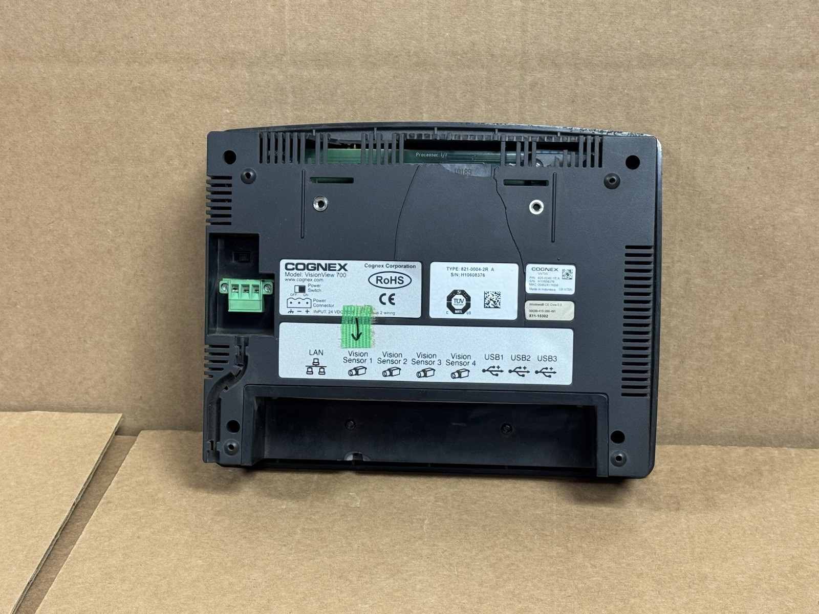 COGNEX 821-0004-2R A VISIONVIEW 700 Display Panel VV700 825-0240-1R A FAST SHIP