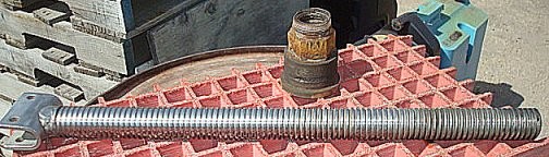 316 Stainless Steel , Acme 4TPI , Left Hand Threaded Rod , USED FREE SHIP