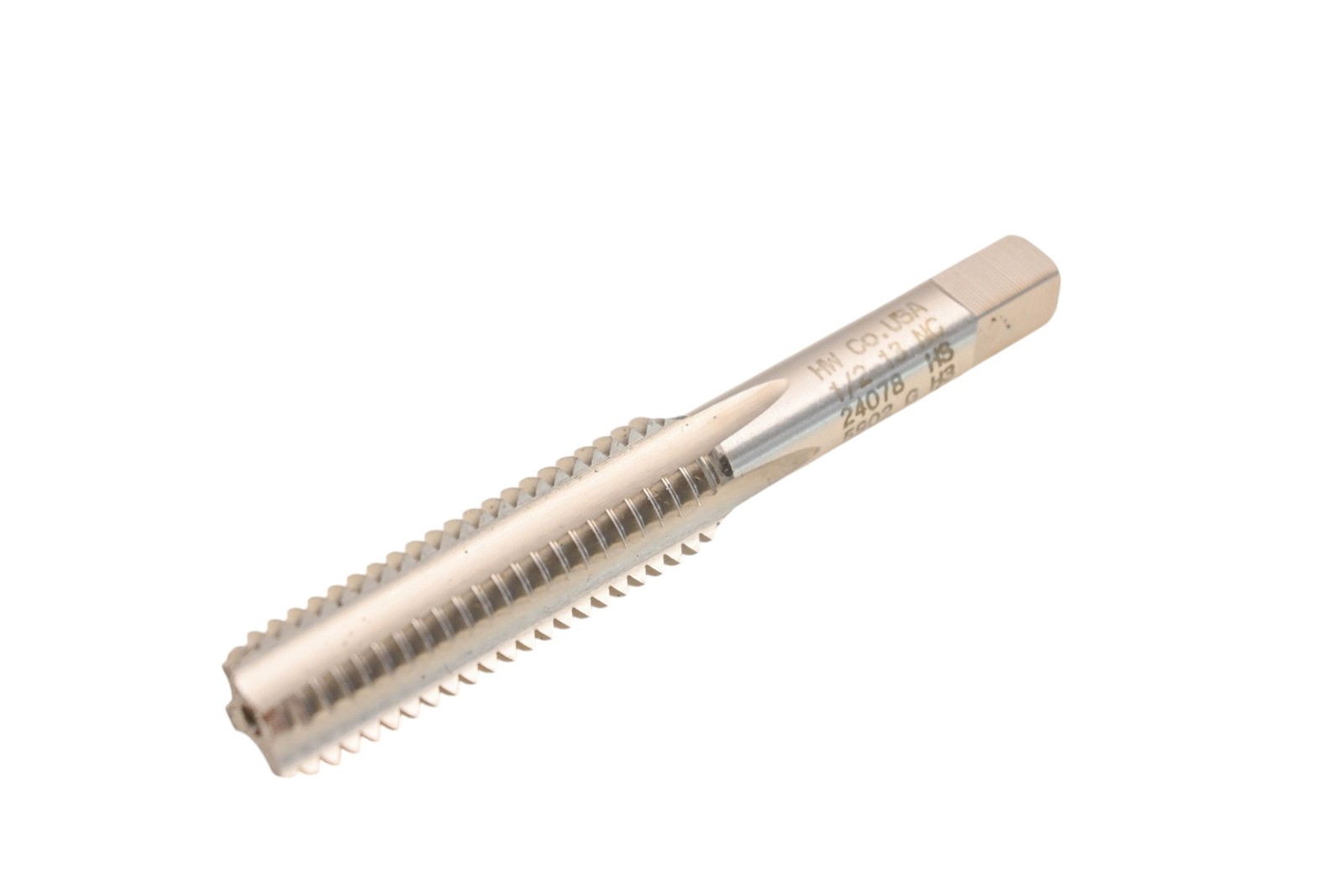 Hanson-Whitney 24078 1/2″-13 N.C. GH3 Bottoming Hand Tap NOS
