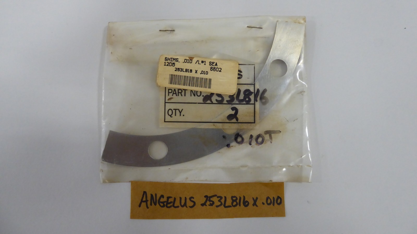 Angelus 253L816 X 010 Seam Shim .010 (Pack of 2)