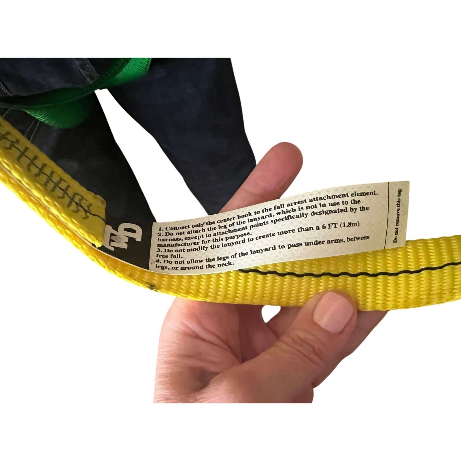 Web-Rite Full Body Safety Harness w/ Shock-Sorb Lanyard