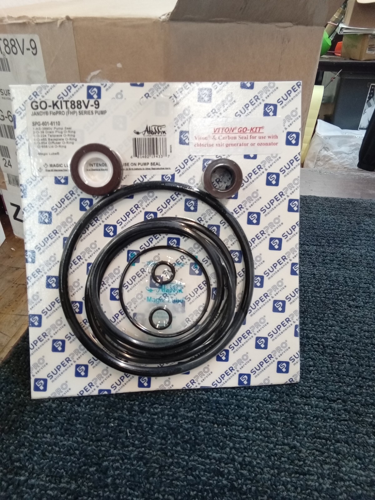 Viton Go-Kit Jandy FloPro (FHP) Series Pump GO-KIT88V-9