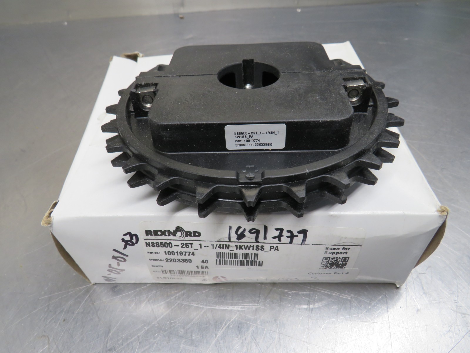 Rexnord NS8500-25T-1-1/4IN-1KW1SS-PA Sprocket 10019774