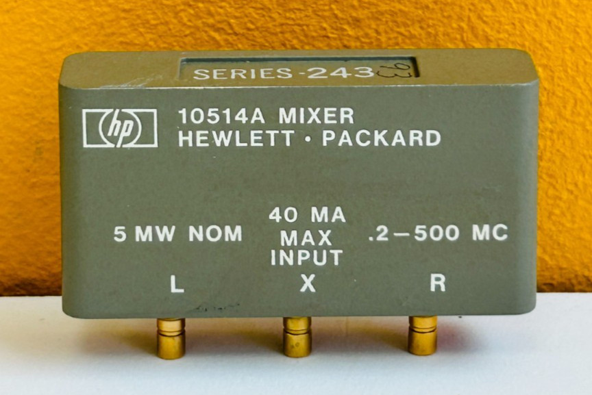 HP Agilent 10514A 0.2 to 500 MHz, SMC (M), Balanced Mixer. Tested!