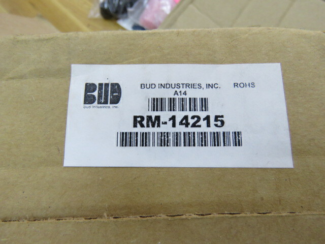 BUD INDUSTRIES RM-14215 Qty of 1 per Lot CHASSIS RAK-MOUNT 10 1/2H; Enclosure,