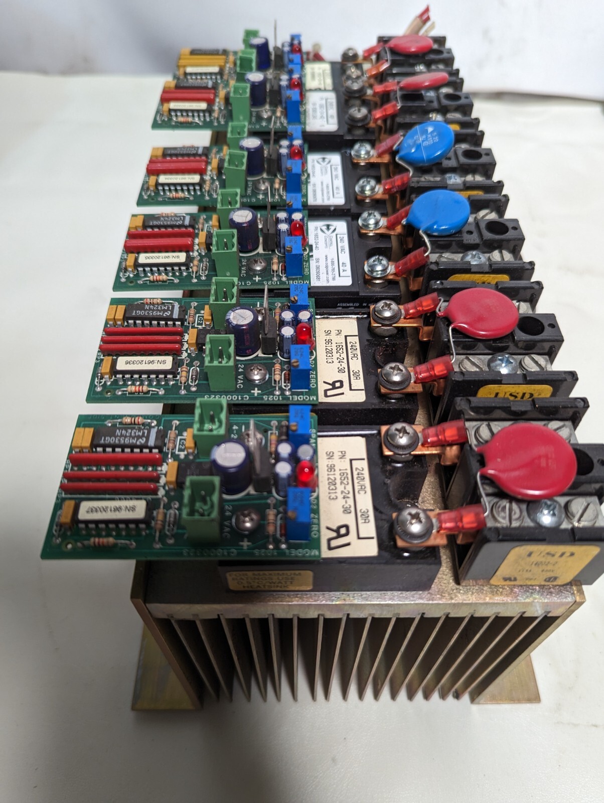 Control Concepts SCR power controller 1600-PM6-01/(4)1652-24-30-USD/(2)1652-24-4