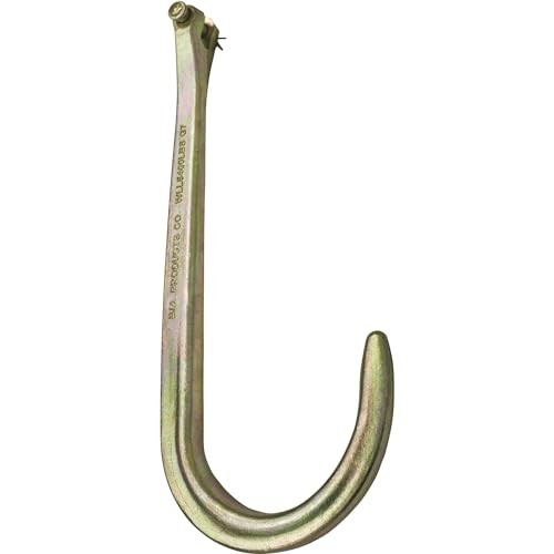 B/A Products N711-2CL B/A Grade 70 15″ Clevis J Hook 15″ Height 0.5″ Width