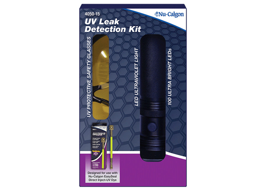 Nu-Calgon 4050-15 EasySeal 8-1/2 x 3-1/4 in. HVAC UV Leak Detection Kit