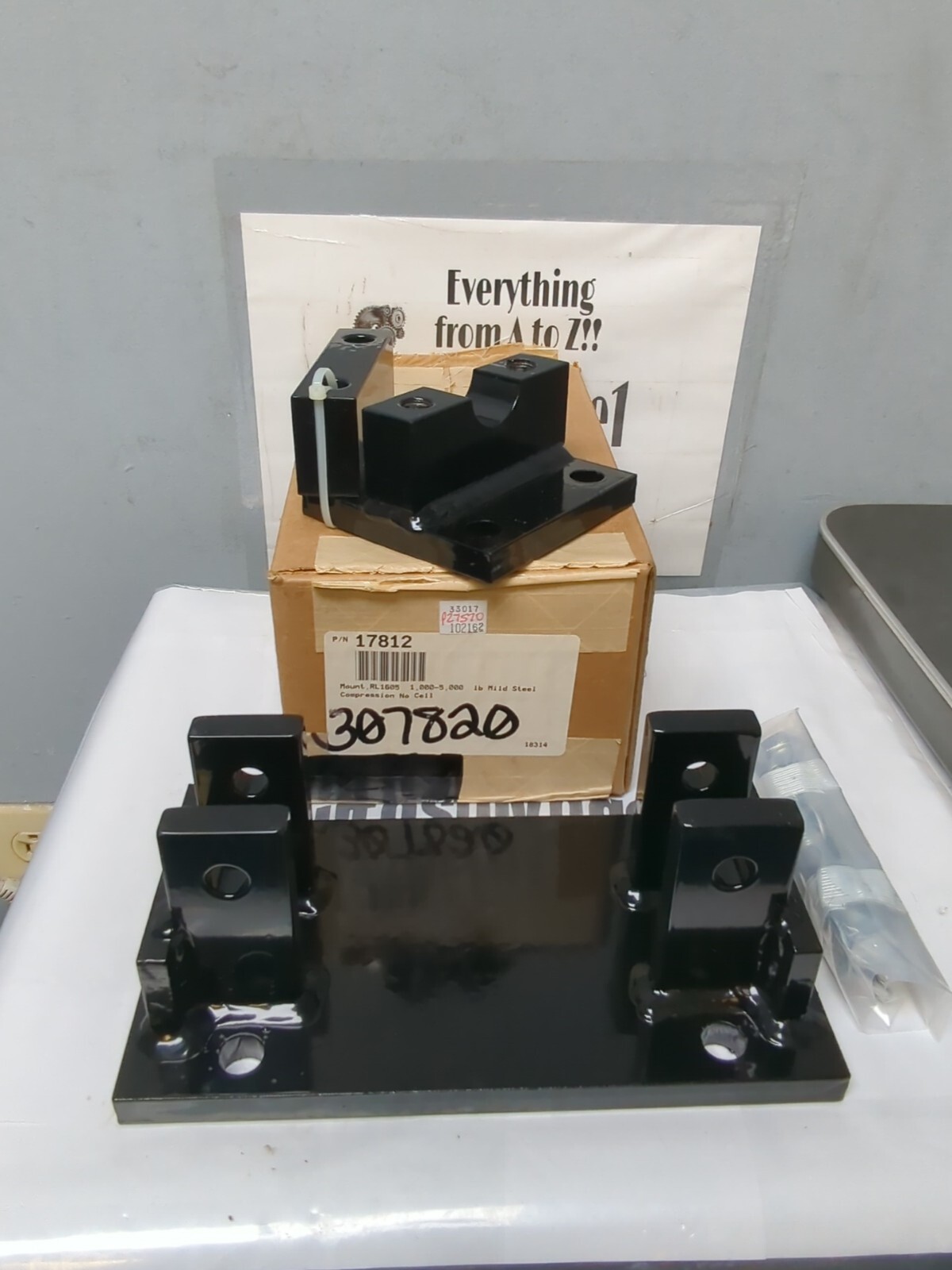 RICE LAKE,RL1605,MILD STEEL MOUNT KIT 1000-5000 LBS