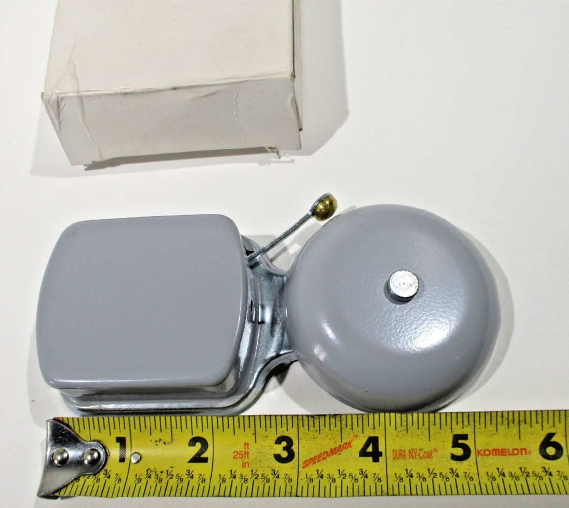 Low Voltage Bell Grainger 1FD15 Gray 6-8 VAC 3-6 VDC NOS – Electro Mechanical