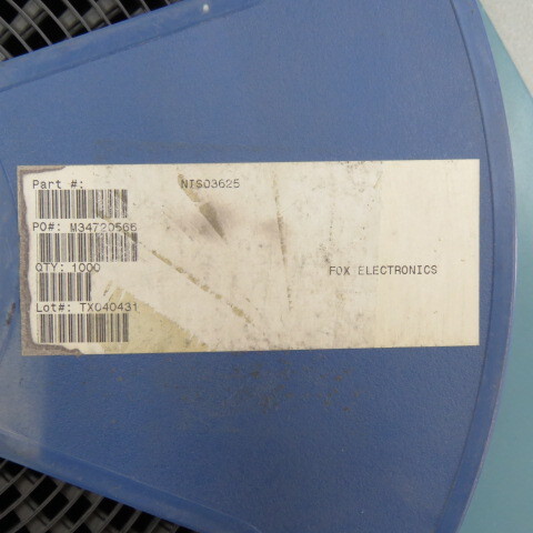 FOX_ELEC FOXSD/120-20/TR Qty of 1000 per Lot Crystals 12MHz 20pF
