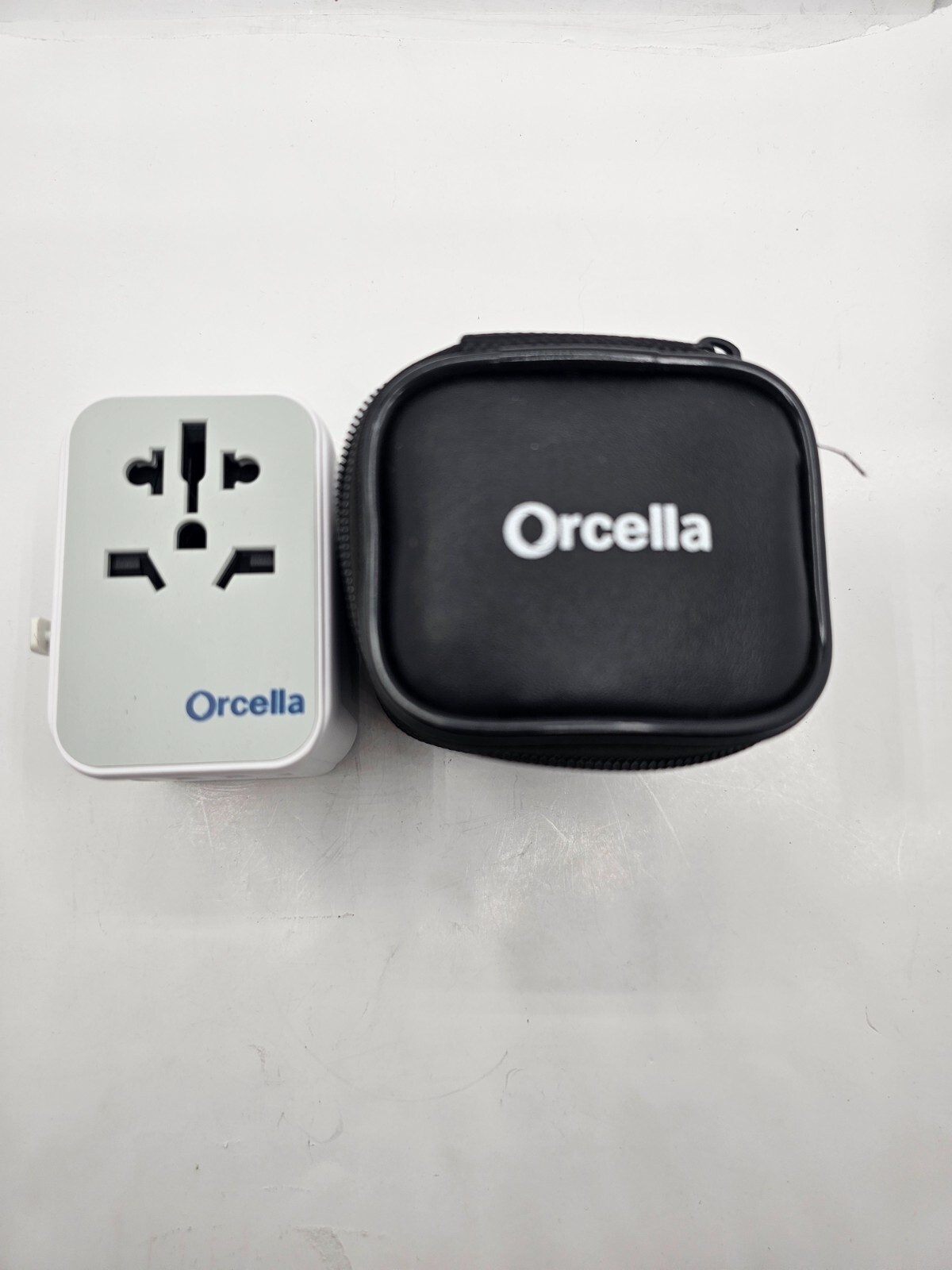 (QTY 2) Orcella Universal International Power Adapter with 4 USB Ports 633FC