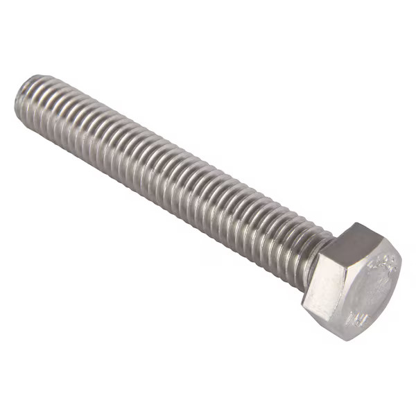 18-8, 3/8″-16 Hex Head Tap Bolt, Plain Stainless Steel, 2-1/2 in L, 25 PK