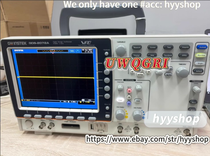 1 PCS Test OK GW Instek Gwinstek GDS-2072A Digital Storage