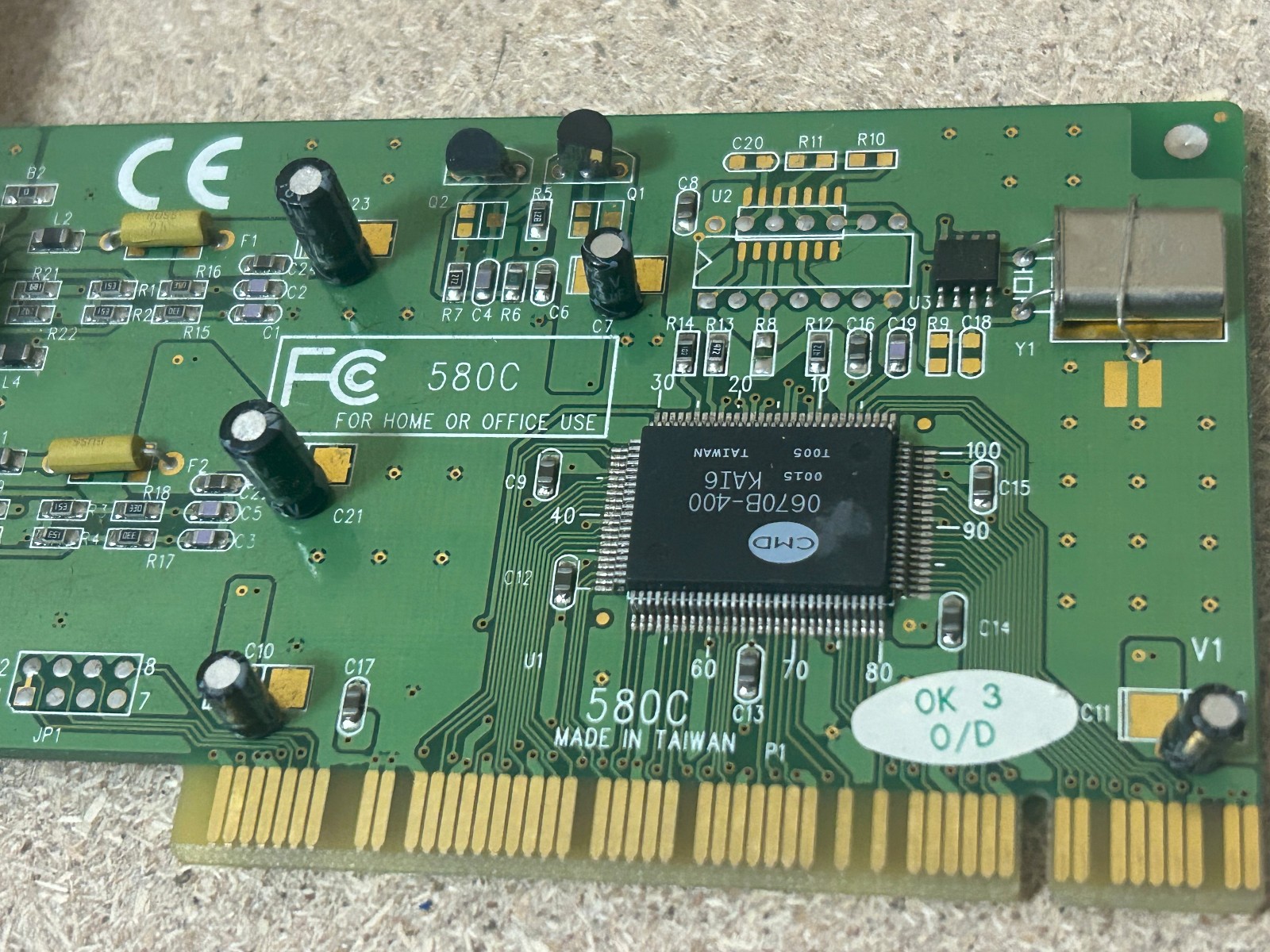 CMD 0670B-400 DUAL USB PORT CARD KAI6 580C