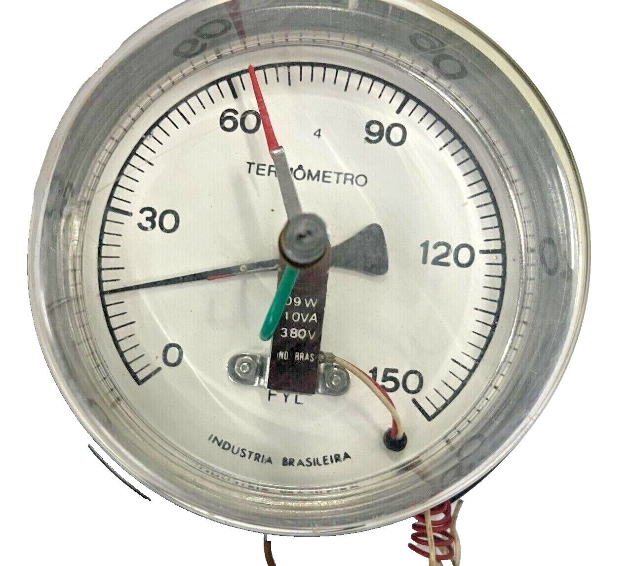 TERMOMETRO Industrial Temperature Indicator with Switch 0-150 deg.C 6″ dial 3m