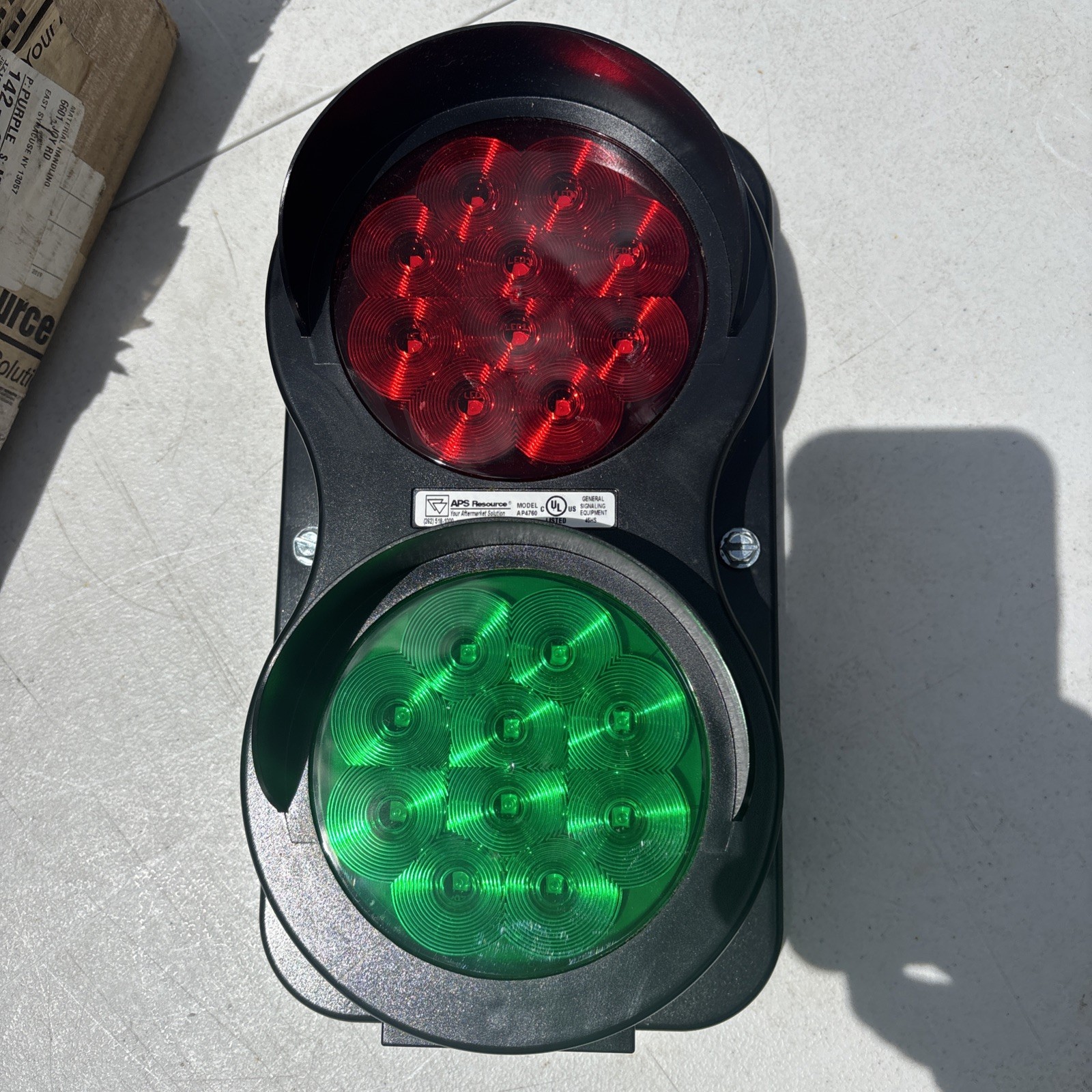 APS Traffic Control Visual Signaling Light Red & Green Truck Loading Dock LED