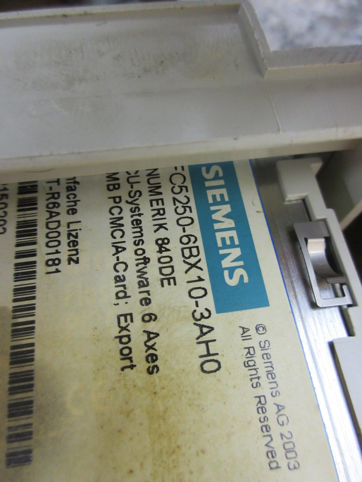 SIEMENS 6FC5357-0BB11-0AE1 6FC5 357 SINUMERIK 840D/DE 6FC5250-6BX10-3AH0S