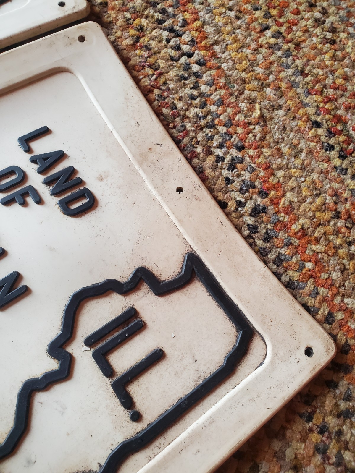Pair Of Vintage Truck Trucker ” Land Of Lincoln” ILL Illinois Mud Flaps