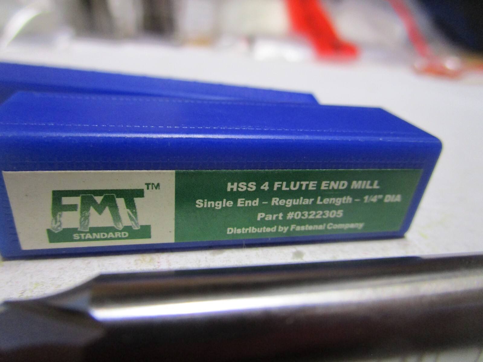 0.2500 Dia x 2.4375 OAL 4 Flute 30° HSS Uncoated Finishing Square End Mill