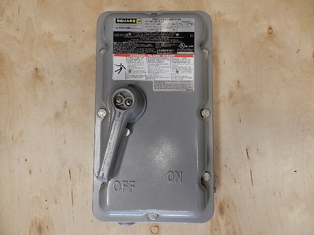 SQUARE D SCHNEIDER H60XBDAA PowerPact B-Frame Molded Case Switch Enclosure,