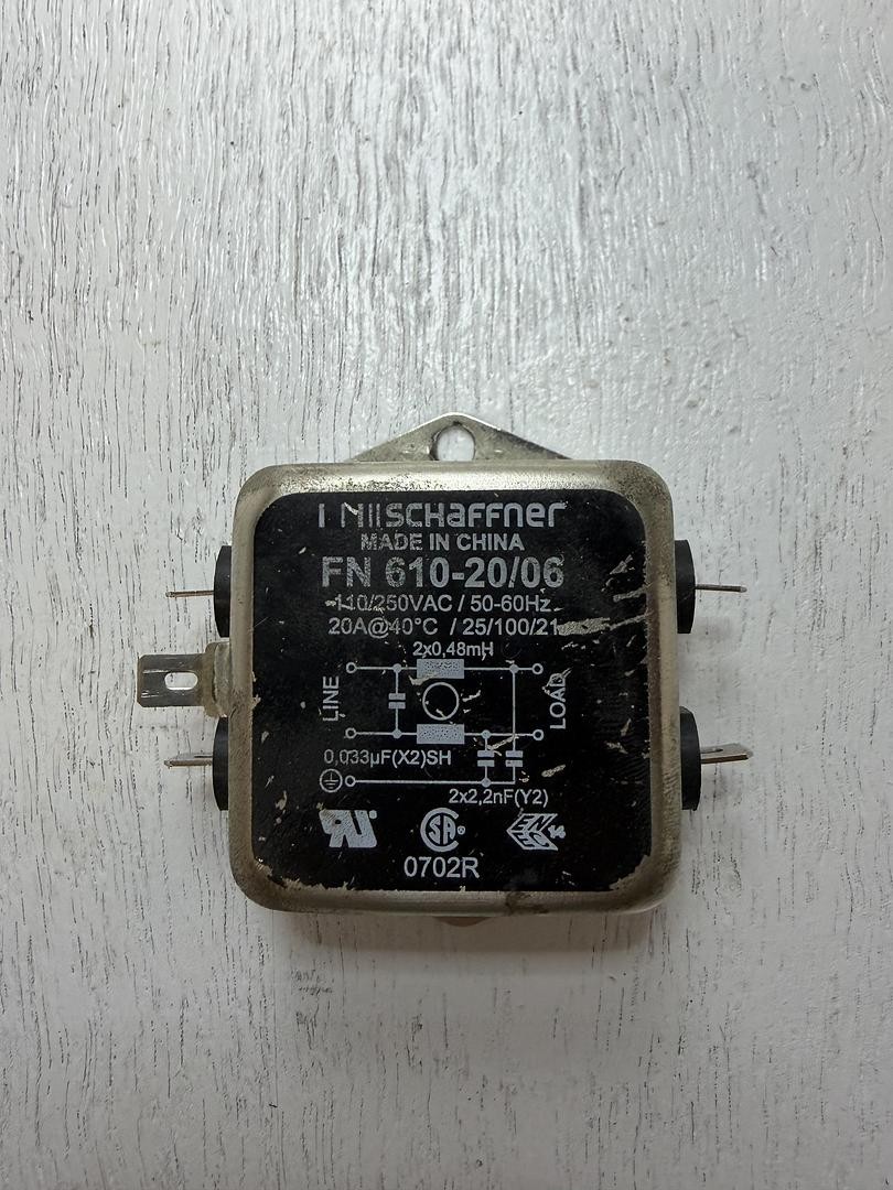 Schaffner FN 610-20/06 20A/120/250V- 50/60Hz GHA-177