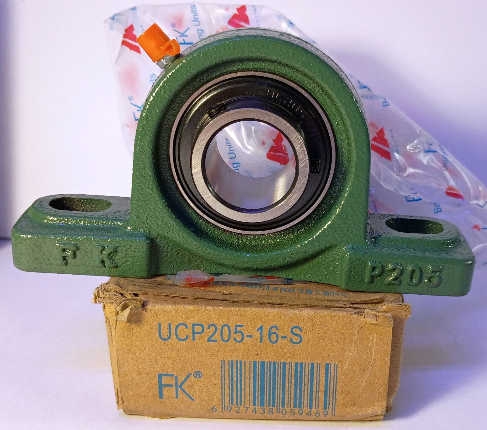 1 NEW FK UCP205-16-S 1” BORE 2 BOLT BASE PILLOW BLOCK BEARING NIB ***MAKE OFFER*