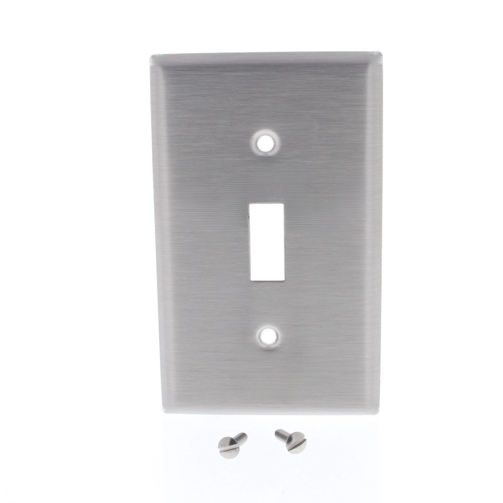 Leviton 84001 Stainless Steel Toggle Wall Plate Standard Size 1 Gang Lot of 20