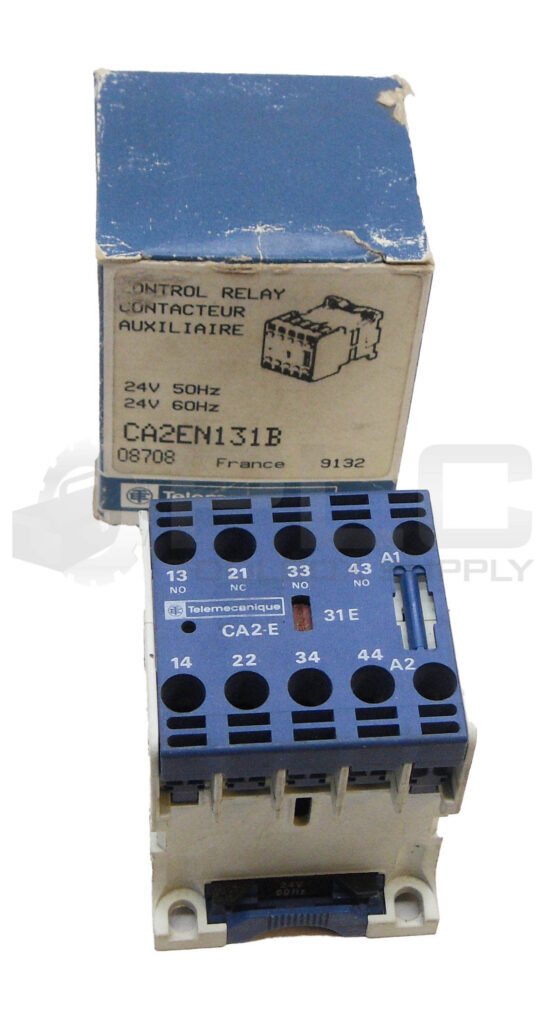 NEW TELEMECANIQUE CA2EN131B CONTROL RELAY 6A 24V 50/60HZ CA2EN 131