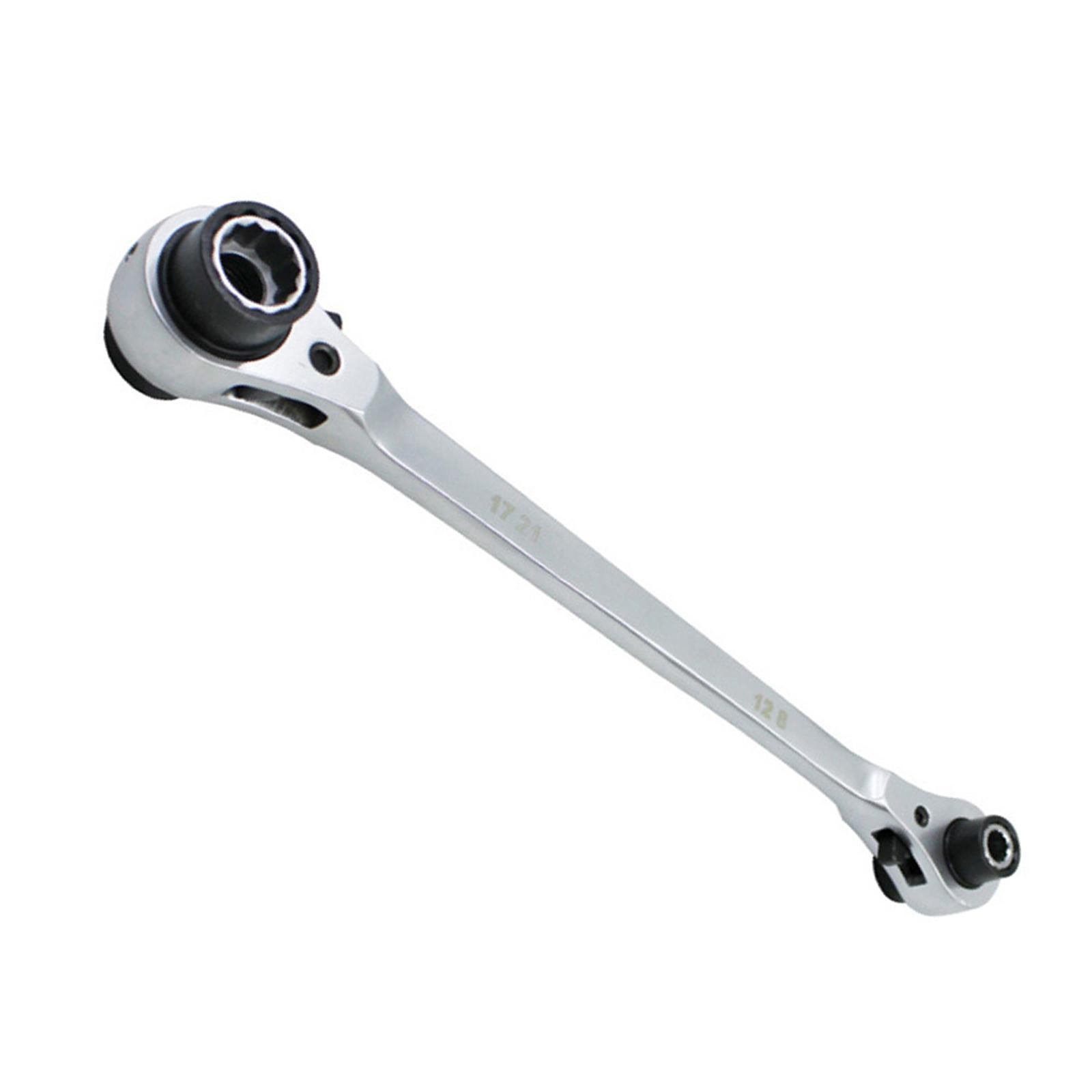 1/4″ Drive 8 in1 Double Head Ratchet Wrench Universal Fast Hand Tools