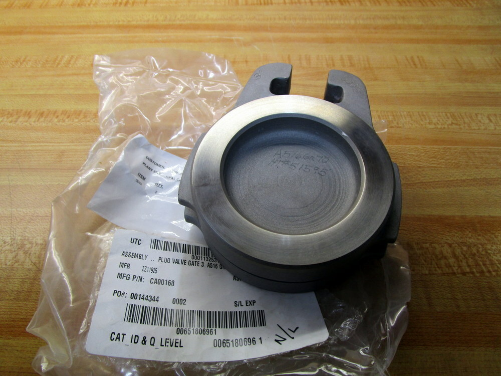 Progress Energy CA00168 Gate Valve Plug Assembly CC03241